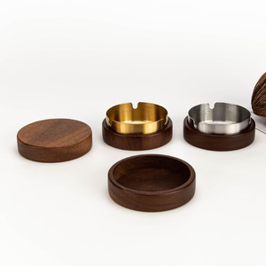 Cenicero de Madera con Tapa para Fumadores, Revestimiento de Acero Inoxidable, Resistente al Viento, Duradero y Fácil de Limpiar - Product Image 6