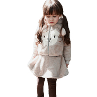 Ensemble personnalisé pour filles OEM, plusieurs couleurs, échantillon en 7 jours |   En stock |   Usine de vêtements pour enfants Foshan
