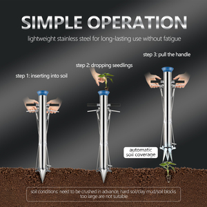 เครื่องปลูกต้นหอมแบบมือถือเครื่องปลูกต้นกะหล่ำปลีพริกไทยมะเขือยาว - Product Image 3