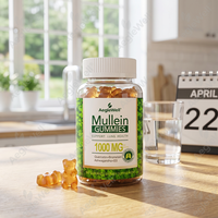 AegleWell OEM Gummies de Molène 1000mg avec Quercétine, Bromélaïne, Ashwagandha et Vitamine D3 pour la Santé Pulmonaire