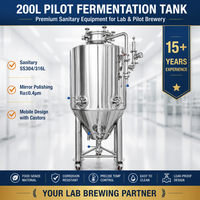 Fermenteur sous pression Tonsen 1000L Unitank, chemise de refroidissement au glycol, 316L, pour brasserie