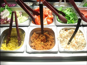 GN taille 2 portes comptoir à salade <span class=keywords><strong>réfrigérateur</strong></span> à salade avec plateau de préparation - Product Image 6