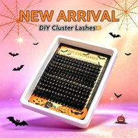 Cils en grappe super tendance 20MM, vente en gros, boîte personnalisée avec logo pour cils en grappe, cils en segments DIY