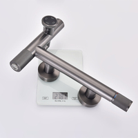 Robinet de salle de bain de luxe en or brossé de haute qualité, système de douche complet avec vanne thermostatique, colonne de douche de pluie pour baignoire