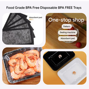 Barquette jetable de qualité alimentaire personnalisable à haute barrière en PP blanc avec procédé de thermoformage pour l'emballage de la viande - Product Image 3