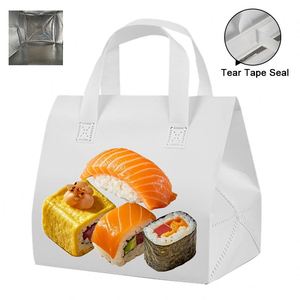 Bolsa Desechable para Empacar Sushi, Bolsa Térmica Personalizada para Llevar Comida de Restaurante, Bolsa Aislante de Tela No Tejida - Product Image 1