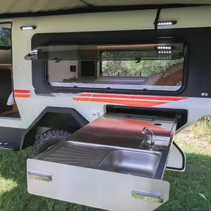 2025 Teardrop Off-Road Camper Trailer 1-3 Personne <span class=keywords><strong>Compagnon</strong></span> de Voyage avec Salle de Bain Matériau Durable en Fibre de Verre - Product Image 1