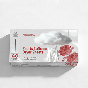 Feuilles assouplissantes pour sèche-linge en tissu non tissé naturel écologique, marque privée OEM - Product Image 1