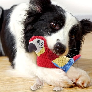 Juguete para Perros, Peluche Artificial con Sonido de Loro, Resistente a Mordidas, Juguete para Cachorros, Limpieza de Dientes, Entrenamiento Interactivo, Suministros para Perros - Product Image 3