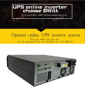 Onduleur en ligne à onde sinusoïdale pure 5KVA/4KW, 48V 220V AC, pour montage en rack 19 pouces, sortie 220V AC 48V, fabriqué en Chine - Product Image 1