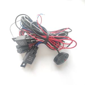 Universelles 1 bis 2 LED-Licht leisten kabel 40A 12-V-Schaltrelais Auto Work Driving Nebels chein werfer Kabelbaum für Geländewagen - Product Image 3