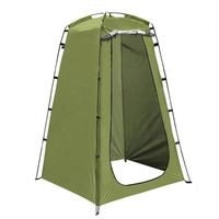 Tente gonflable d'extérieur pliable pour douche, bain, vestiaire et camping avec support