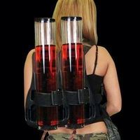 Distributeur de bière portable à double tube 3L avec sac isotherme en carton pour fêtes et festivals en extérieur