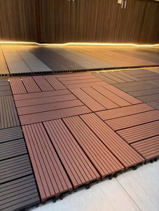 Dalles de <span class=keywords><strong>terrasse</strong></span> WPC emboîtables économiques pour extérieur, balcon, jardin, <span class=keywords><strong>terrasse</strong></span>, en <span class=keywords><strong>bois</strong></span> composite, à assembler soi-même - Product Image 6