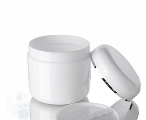 150Ml Helder Wit Roze Groen Geel Cosmetische Pp Pot Helder Met Kleur Zilver Gouden Lijn Deksel Voor Babycrème - Product Image 1