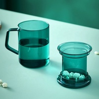 Théière en verre transparente écologique artisanale et élégante Xingchen XC-P05 avec infuseur pour les boissons