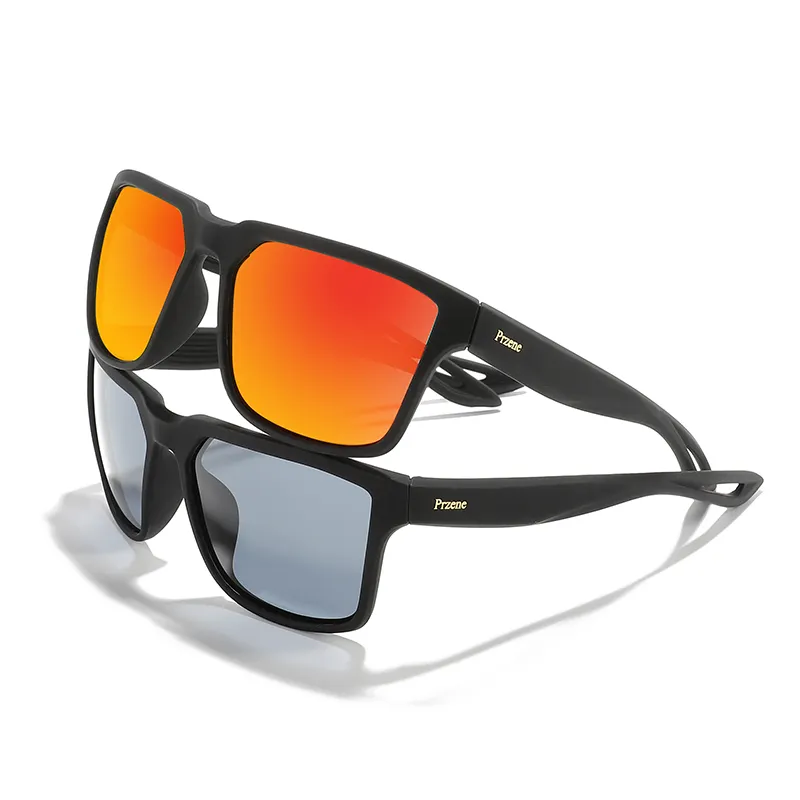 HW-gafas de sol cuadradas para ciclismo al aire libre, lentes de sol deportivas polarizadas con protección UV400 para conducir, 6618