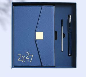 Set de Regalo de Agenda 2027 Negra y Bolígrafo en Caja para Regalos Ejecutivos de Oficina, Personalización de Marca y Pedidos al por Mayor - Product Image 3