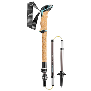 Bastón de Senderismo de Aluminio Ligero, Portátil, Ajustable, Moderno, de 3 Secciones, con Mango Largo y Punta de Acero de Tungsteno, Resistente hasta 150 lb - Product Image 5
