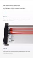 Machine à plastifier A3 de haute qualité avec garantie d'un an pour le papier et le film UV, plastification à froid et à chaud