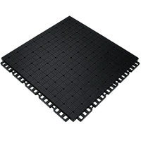 30,48*30,48cm TPE Ineinandergreifende Bodenplatten Kreuzblumenmuster für Mittel- und Hochwertige Basketball- und Tennisplätze