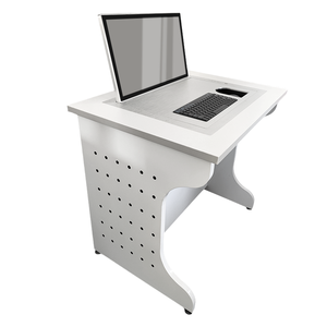Équipement de classe pour étudiants universitaires Bureau caché Table de moniteur LCD pour ordinateur rabattable motorisé pour salle d'ordinateurs scolaires - Product Image 6