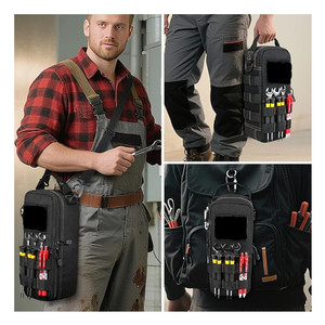 Factory Wholesale Upgraded Model Portable Practical Oxford Cloth Men's Heavy-duty Small <b>Tool</b> <b>Bag</b> Tactical <b>Tool</b> Storage Box - Product Image 5