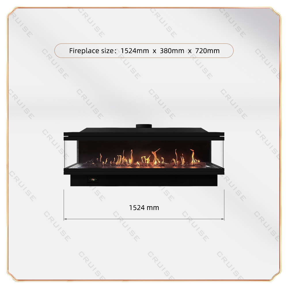 L1524-H720-D380mm 60inch