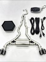 Échappement en acier inoxydable poli miroir DZ, épaisseur 1,5 mm, pour G01 G02 X3 X4 M40i B58 3.0T Valvetronic Catback Muffler 2018-2019