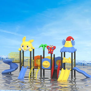 Parco giochi d'acqua all'aperto parco attrezzature piscina scivolo in fibra di vetro secchio e fontana combinazione acqua attrezzatura da gioco - Product Image 3