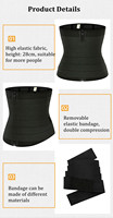 Ceinture amincissante sportive rouge personnalisée pour femme, gaine colombienne sculptante, avec ceinture détachable pour cryolipolyse, le meilleur corset amincissant pour la taille