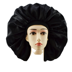 Bandeau de luxe en satin de soie pour femme, Durag, Bonnet personnalisé avec logo, Bonnet grand format durable avec accessoire de cheveux assorti - Product Image 1