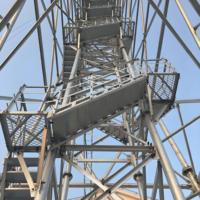 Tour de transmission de puissance 35-750KV, structure en acier galvanisé à chaud pour poste de transformation, idéale pour les projets de réseaux électriques