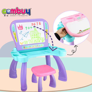 Eğitim öğrenme 2 in 1 projeksiyon çizim masası çocuk oyuncakları projektör yazı tahtası - Product Image 4