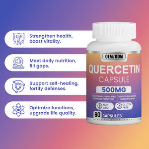 Penjualan Langsung Pabrik Kapsul Kesehatan Imunitas Quercetin dan Bromelain OEM ODM Kapsul Antioksidan untuk Pria dan Wanita - Product Image 2