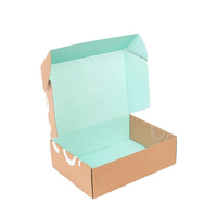 Boîtes d'emballage en carton avec logo de marque personnalisé Cajas Boîtes d'expédition en carton ondulé pour vêtements Boîtes d'expédition roses pour petites entreprises