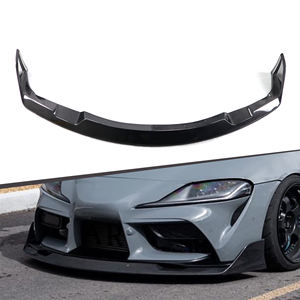 Pare-chocs Bodykit Lèvre de pare-chocs avant en fibre de carbone Type AG pour <span class=keywords><strong>Toyota</strong></span> Supra A90 A91 MK5 <span class=keywords><strong>2019</strong></span> + - Product Image 1
