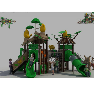 Thiết bị sân chơi ngoài trời bằng gỗ sản xuất tại công viên Trung Quốc Trampoline Slide đường hầm bằng gỗ sân chơi (cũ) kojec dla dziecka - Product Image 2