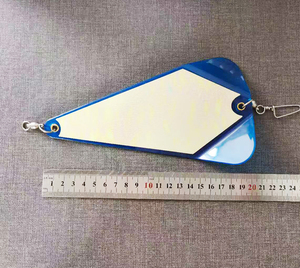Planches de pêche triangulaires Alpha Wholesale ABS avec émerillon en acier inoxydable pour la pêche à la traîne et en lac - Product Image 2