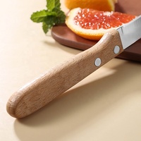 2cr13 Roestvrijstalen Keukenmes Scherpe Chopper Koken Koksmes Met Houten Handvat Voor Groenten Vlees Fruit Snijden