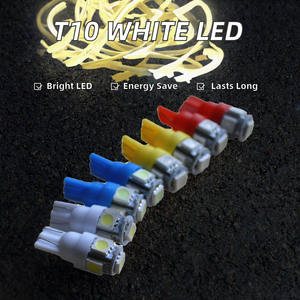 Bombilla LED T10 tipo cuña 5050 5-SMD para señalización automática, luz de giro, estacionamiento y matrícula, 12 V - Product Image 2
