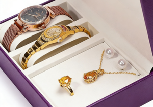 Caja de reloj doble de PU para pareja, con almohada, accesorio de almacenamiento de regalo, caja doble para relojes, venta al por mayor directa del fabricante. - Product Image 3