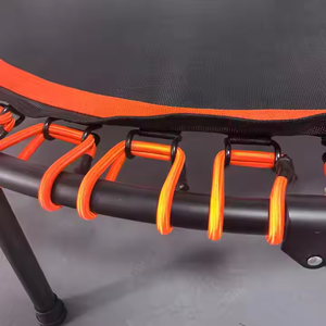 Zoshine Petit <span class=keywords><strong>trampoline</strong></span> adulte pour une utilisation en intérieur avec des ressorts à rebond élevé Équipement d'exercice de fitness facile à ranger - Product Image 5
