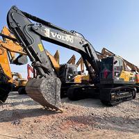 Excavatrice sur chenilles Volvo EC360DL d'occasion, 36 tonnes, moteur Volvo D8M d'origine suédoise, grande pelle hydraulique d'occasion pour travaux miniers