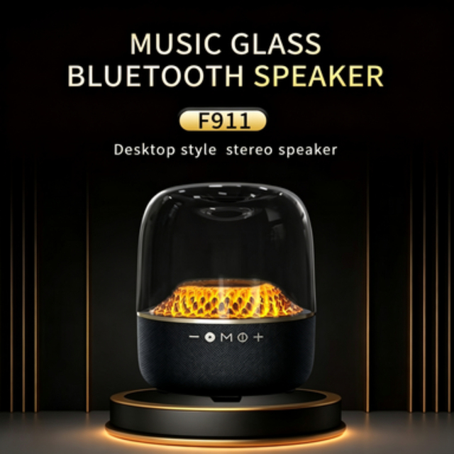 8000mAh Ultra Long Standby  Audio Device Soft RGB Gradient Color Light AUX Wired Connection Party Desktop Sound Box