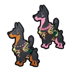 Patch en caoutchouc 3D personnalisé à thermocoller, Badge en PVC souple personnalisé à transfert thermique, Patch logo en relief durable pour vêtements et accessoires - Product Image 3