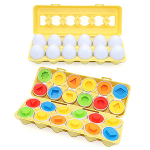 Giocattoli Educativi per la Prima Infanzia: Uova Intelligenti da Abbinare per Bambini di 3 Anni, Gioco di Riconoscimento delle Forme con Uova Artificiali Staccabili - Product Image 1