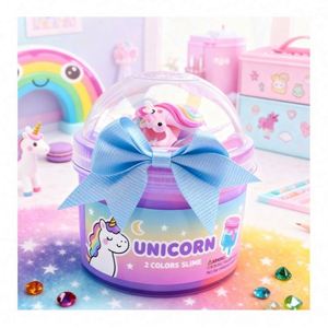 Kit de slime moelleux fait main de qualité supérieure, créatif, doux au toucher, pour enfants, pour l'apprentissage, le divertissement et la décoration - Product Image 1