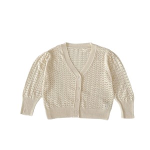Engenepapa <span class=keywords><strong>giacca</strong></span> estiva da ragazza protezione solare Top <span class=keywords><strong>camicia</strong></span> aria condizionata bambino cappotto a maglia a maniche lunghe abiti sottili per neonati - Product Image 6