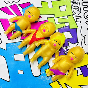 Juguetes Novedosos de la Fábrica Jincan, Juguetes Elásticos Rellenos de Arena Dorada TPR para Niños, Juguetes Antiestrés para Niños - Product Image 4